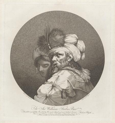 Robert Blyth Portraits of Two Historical or Biblical Characters (a pair)