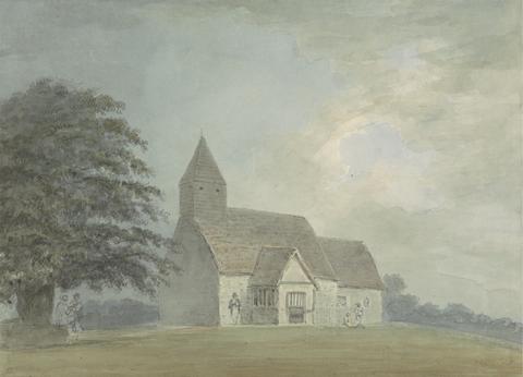 Samuel Davis Church with a Wooden Belfry - one of three versions