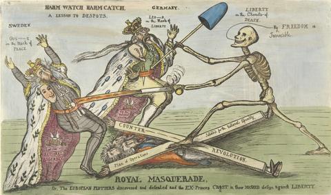 William Dent Royal Masquerade, or, the European Plotters discovered and defeated and the Ex-Princes Crost in their Masked design against Liberty