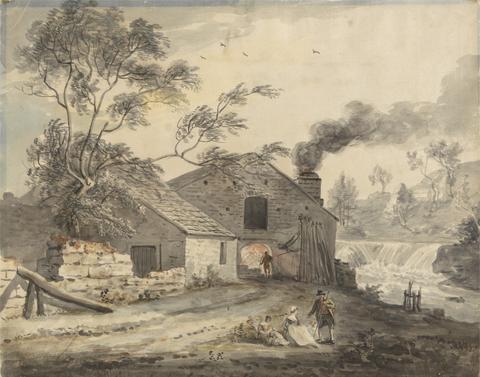 Paul Sandby RA Iron Forge on the River Kent, Westmorland