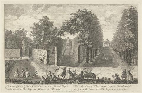 unknown artist The Bird Cage and Grand Temple Walks in the Garden of Chiswick House