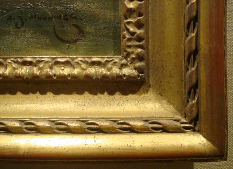 unknown framemaker British or American (?), 'Carlo Maratta' style frame