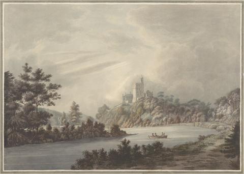 William Green Landscape, Castle by a River