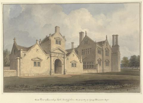 John Buckler FSA East View of Trevalyn Hall, Denbighshire; the property of George Boscawen Esquire