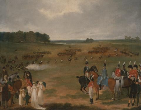 A Review of the London Volunteer Cavalry and Flying Artillery in Hyde Park in 1804