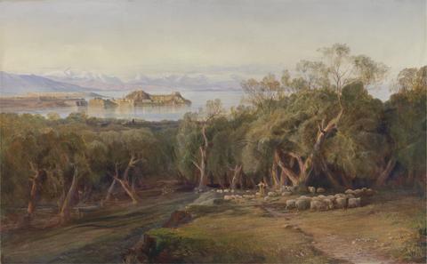 Edward Lear Corfu from Ascension