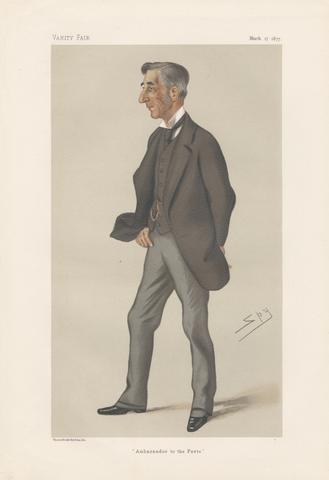 Leslie Matthew 'Spy' Ward Ambassador to the Porte - The Rt. Hon. Sir Henry George Elliot. 17 March 1877