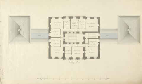 Claud Cleghorn Design for Ardgowan House, Scotland: Chamber Floor Plan