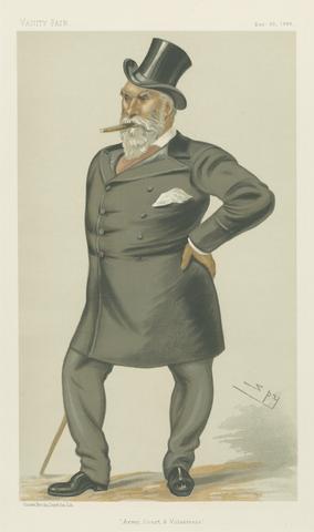 Leslie Matthew 'Spy' Ward Vanity Fair: Military and Navy; 'Army, Court and Volunteers', Colonel the Hon. Charles Hugh Lindsay, December 23, 1882