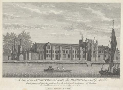 James Newton A View of the Ancient Palace called Placentia, in East Greenwich