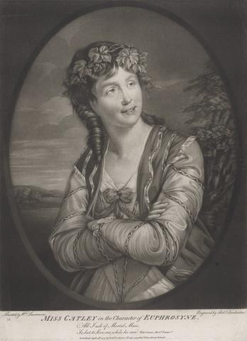 Robert Dunkarton Miss Catley in the Character of Euphrosyne