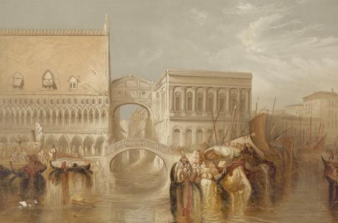 unknown artist Venice - Bridge of Sighs