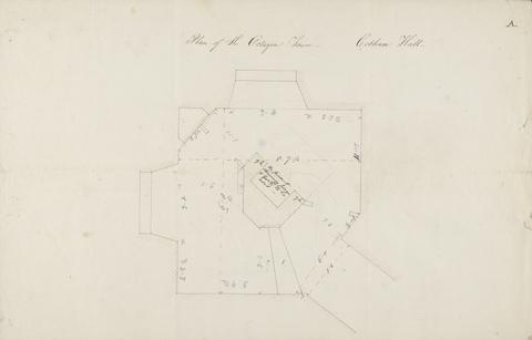 James Wyatt Cobham Hall, Kent: Plan of Tower Staircase