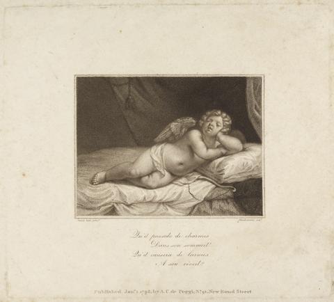 Giovanni Vendramini Cupid Sleeping