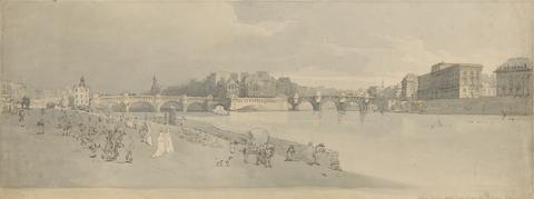 Thomas Girtin View of the Pont Neuf, The Mint & etc.