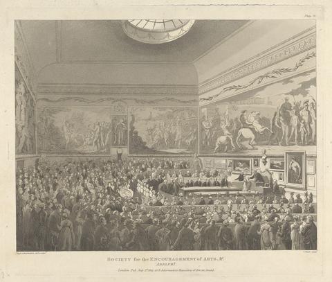 Thomas Rowlandson Society for the Encouragement of Arts, and &c. Adelphi