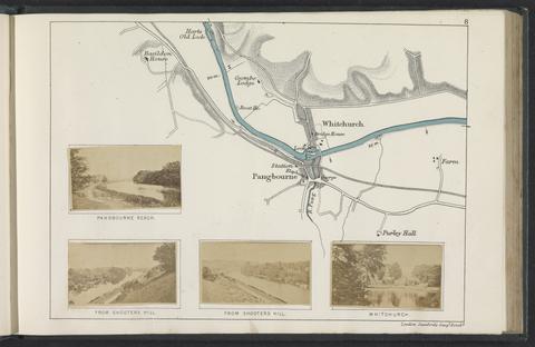 A new map of the river Thames from Oxford to London : from entirely new surveys, taken during the summer of 1871 : with a guide, giving every information required by the tourist, the oarsman, and the angler /by Henry W. Taunt ; illustrated with eighty photographs.