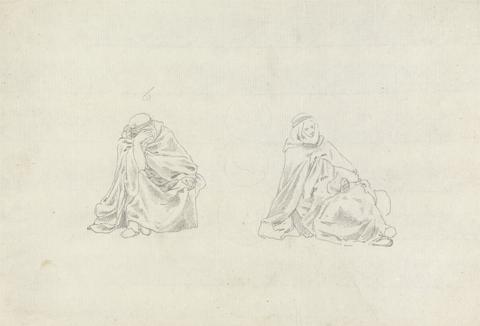 James Bruce Studies of Two Seated Men