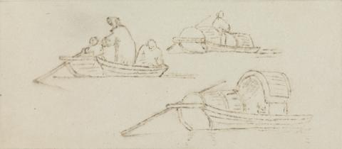 Five Figure Sketches on One Mount
