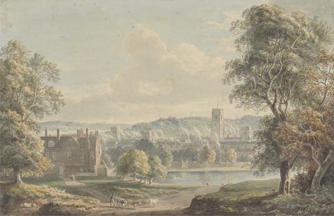 Paul Sandby RA Ipswich from the Grounds of Christchurch Mansion