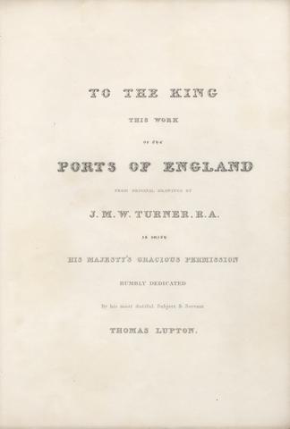 Thomas Goff Lupton Title Page: Ports of England