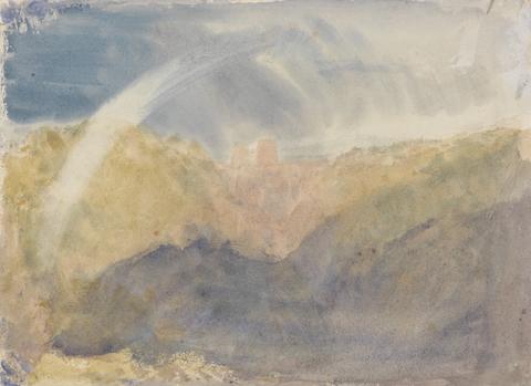 Joseph Mallord William Turner Crichton Castle (Mountainous Landscape with a Rainbow)