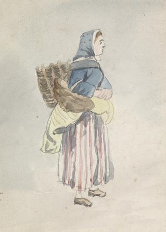 Woman Carrying Baskets