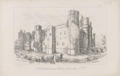 William Henry Brooke Herstmonceux Castle from the Southwest