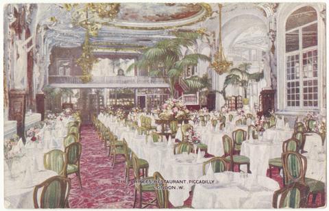 The Princes Restaurant, Piccadilly : London, W.
