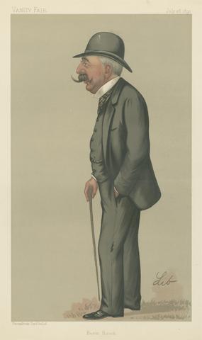 Liborio Prosperi Vanity Fair: Horse Trainers; Baron Hirsch, July 26, 1890 (B197914.244)
