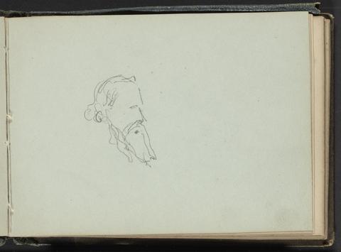 Myles Birket Foster Study of a Man's Head and Beard