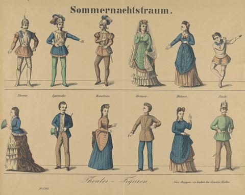 "Sommernachtstraum": Theatre-figuren