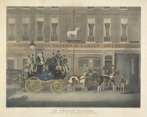 George Hunt The Cambridge Telegraph, starting from the White Horse, Fetterham