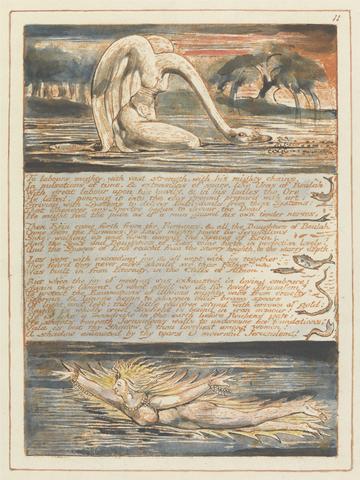 William Blake Jerusalem, Plate 11, "To labours mighty...."