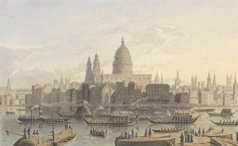 unknown artist St. Paul's From the River