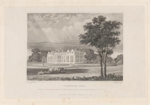 Casewick Hall, the Seat of Sir J. Trollope, Bartholomew