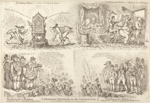 James Gillray Patriotic Petitions on the Convention