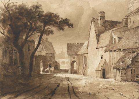 Samuel Palmer Study of Old Buildings