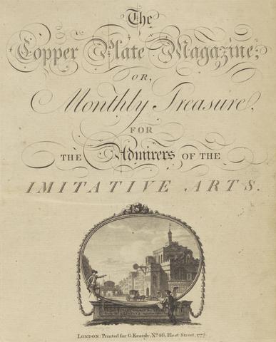 George Kearsley The Copper Plate Magazine or, Monthly Treasure, Title Page