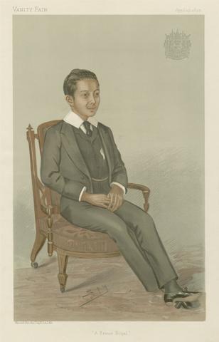 Vanity Fair: Royalty; 'A Prince Royal', Chowfa Mahavajiravudh, April 25, 1895