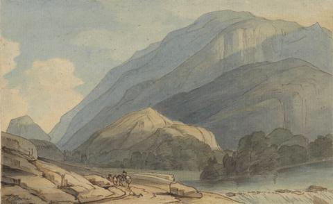 Francis Towne The Entrance into Borrowdale