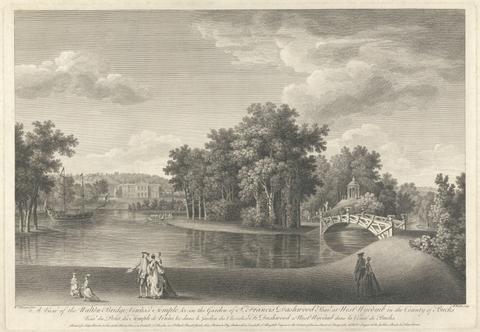 William Woollett View of the Walton Bridge, Venus's Temple