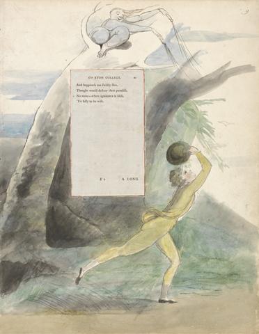William Blake The Poems of Thomas Gray, Design 21, "Ode on a Distant Prospect of Eton College."