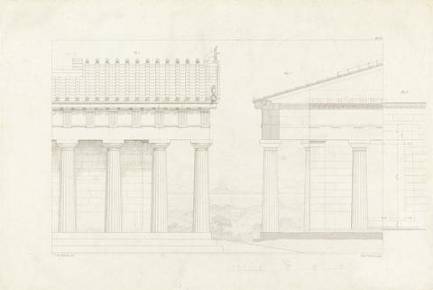 Edmund Turrell The Temple of Aphaia at Aegina: Elevations