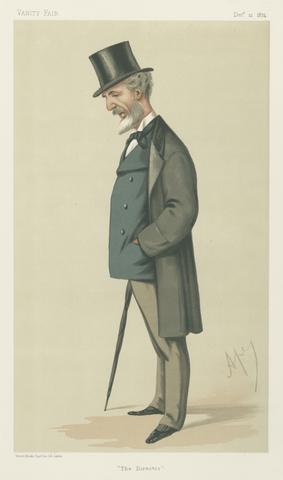Carlo Pellegrini Vanity Fair - Explorers and Inventors. 'The Director'. Lord William Hay. 12 December 1874