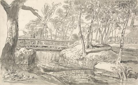 James Ward River Landscape with a Waterfall
