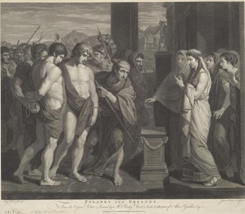 James Basire the younger Pylades and Orestes