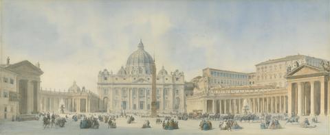 David Roberts View of St. Peters, Rome