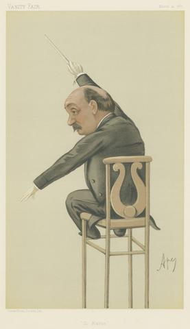 Carlo Pellegrini Vanity Fair: Musicians; 'Il Bacio', Luigi Arditi, March 21, 1885