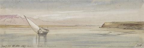 Edward Lear Between Thebes and Erment